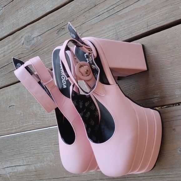 Dolls Kill π€ Lamoda Pink Platform - Picture 7 of 15